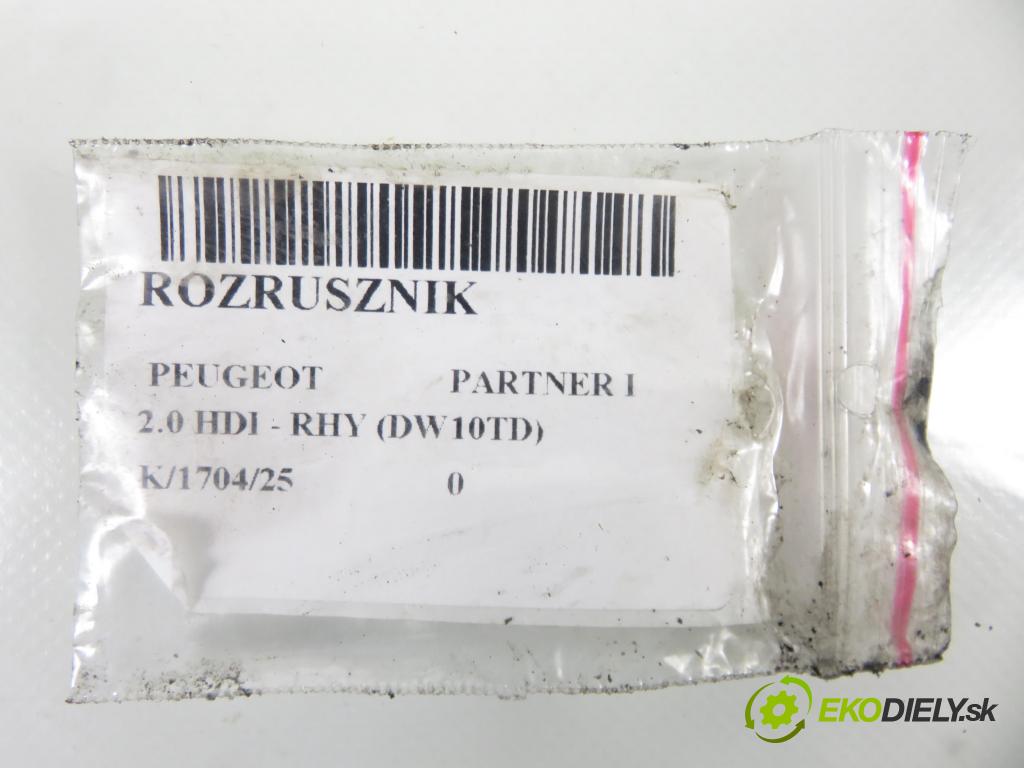 PEUGEOT PARTNER Combispace (5F) KOMBIVAN 2004 66,00 2.0 HDI - RHY (DW10TD) 1997,00 Štartér D7R27 (Štartér)