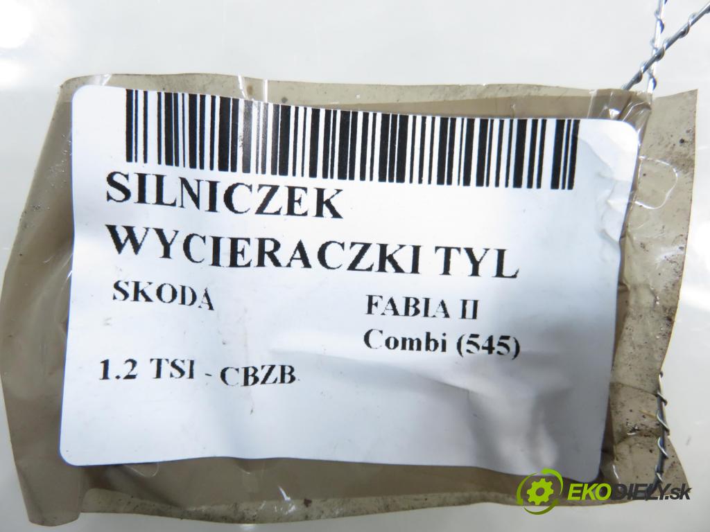 SKODA FABIA II Combi (545) KOMBI 2011 77,00 1.2 TSI - CBZB 1197,00 motorek stěrače ZADNÍ: 