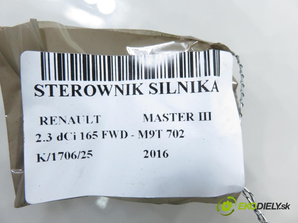 RENAULT MASTER III Platforma / podwozie (EV, HV, UV) KABINA/PLATFORMA 2016 120,00 2.3 dCi 165 FWD - M9T 702 2298,00 řídící jednotka motora 237105093R ; 237104246R ; S180193133A
