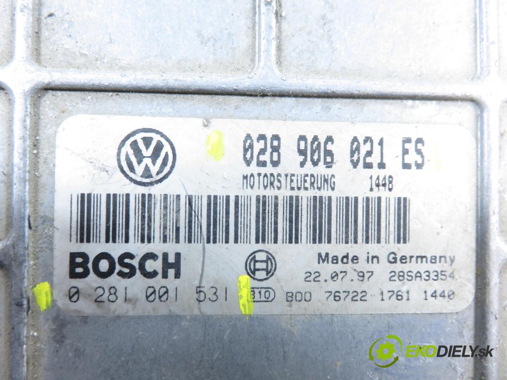 SEAT ALHAMBRA (7V8, 7V9) MINIVAN 1997 66,00 1.9 TDI 90 - AHU 1896,00 Riadiaca jednotka Motor 028906021ES ; 0281001531