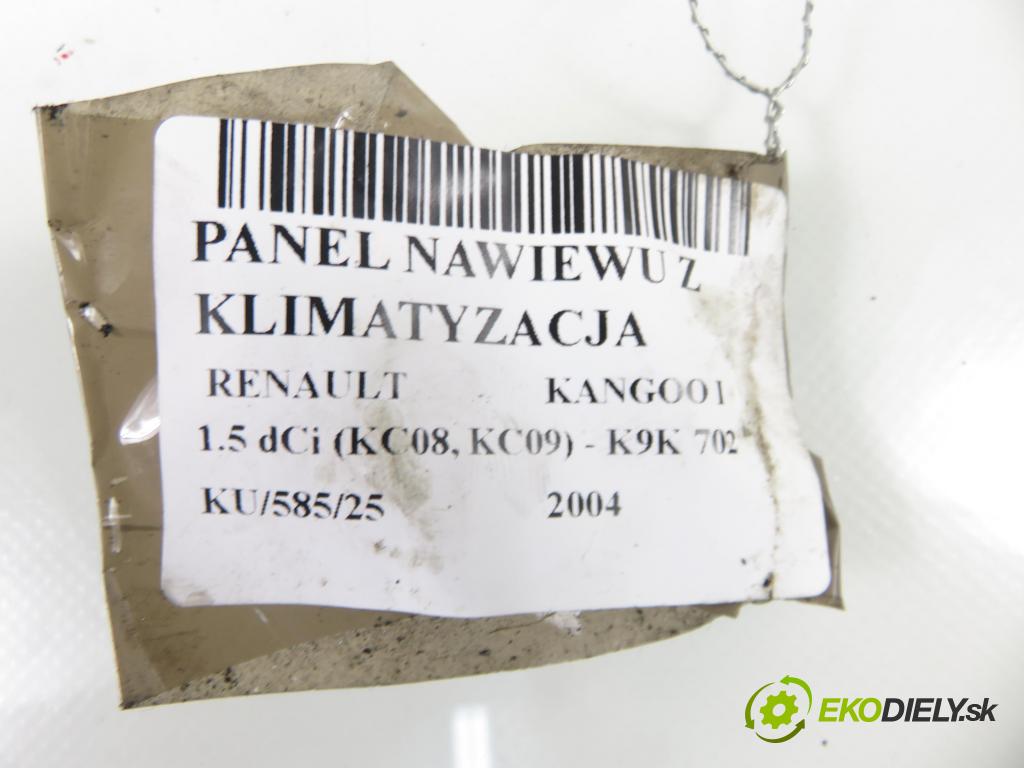 RENAULT KANGOO (KC0/1_) MINIVAN 2004 60,00 1.5 dCi 80 - K9K 702 1461,00 Panel kúrenia KLIMATIZACE: D0499