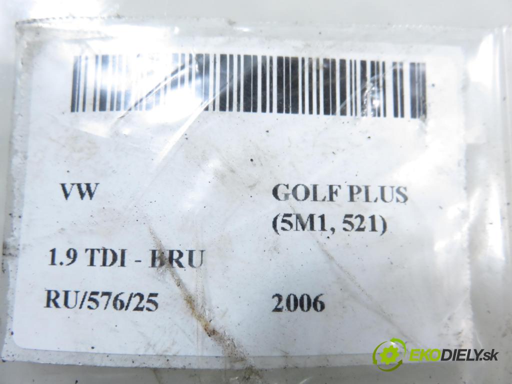 VW GOLF PLUS (5M1, 521) HB 2006 66,00 1.9 TDI - BRU 1896,00 lamela kotouč brzdová PŘEDNÍ: