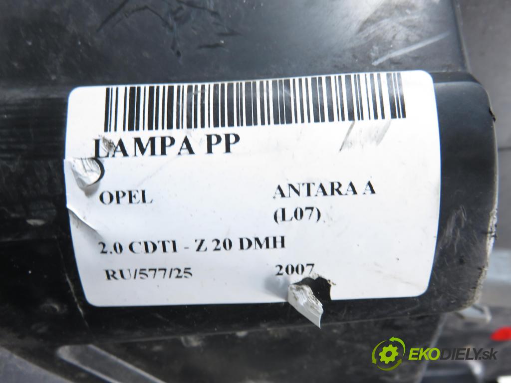 OPEL ANTARA A (L07) SUV 2007 110,00 2.0 CDTI 150 - Z 20 DMH 1991,00 Svetlo PP