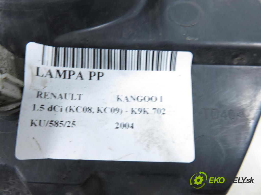 RENAULT KANGOO (KC0/1_) MINIVAN 2004 60,00 1.5 dCi 80 - K9K 702 1461,00 světlo PP