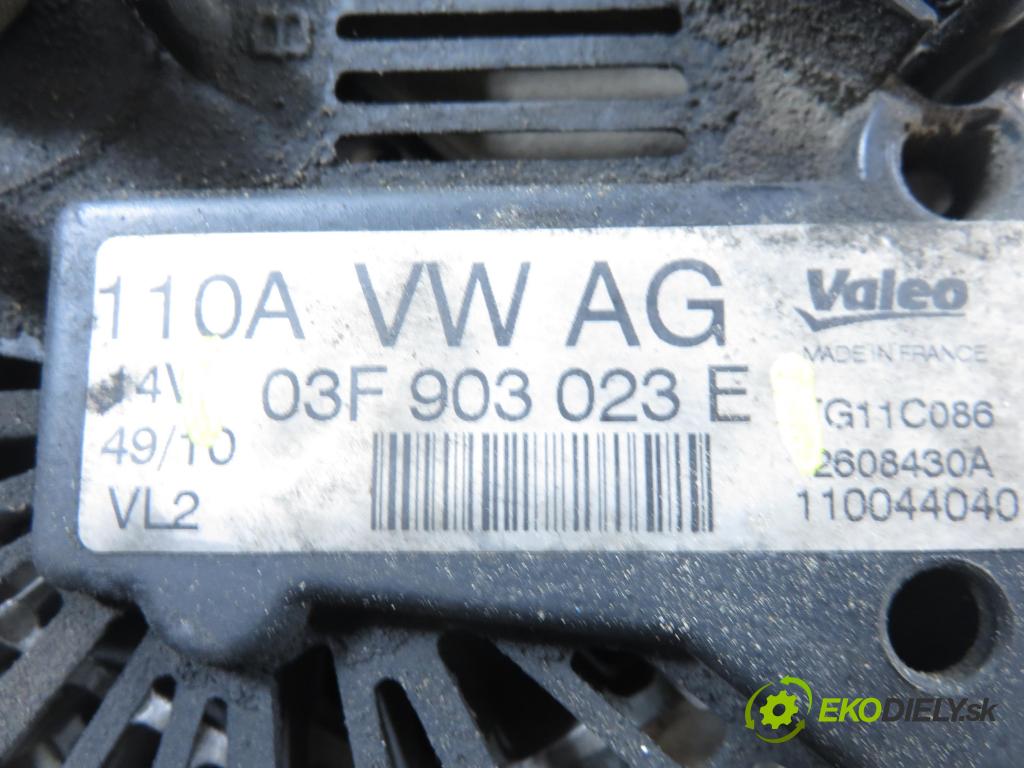 SKODA FABIA II Combi (545) KOMBI 2011 77,00 1.2 TSI - CBZB 1197,00 Alternátor 03F903023E (Alternátor)
