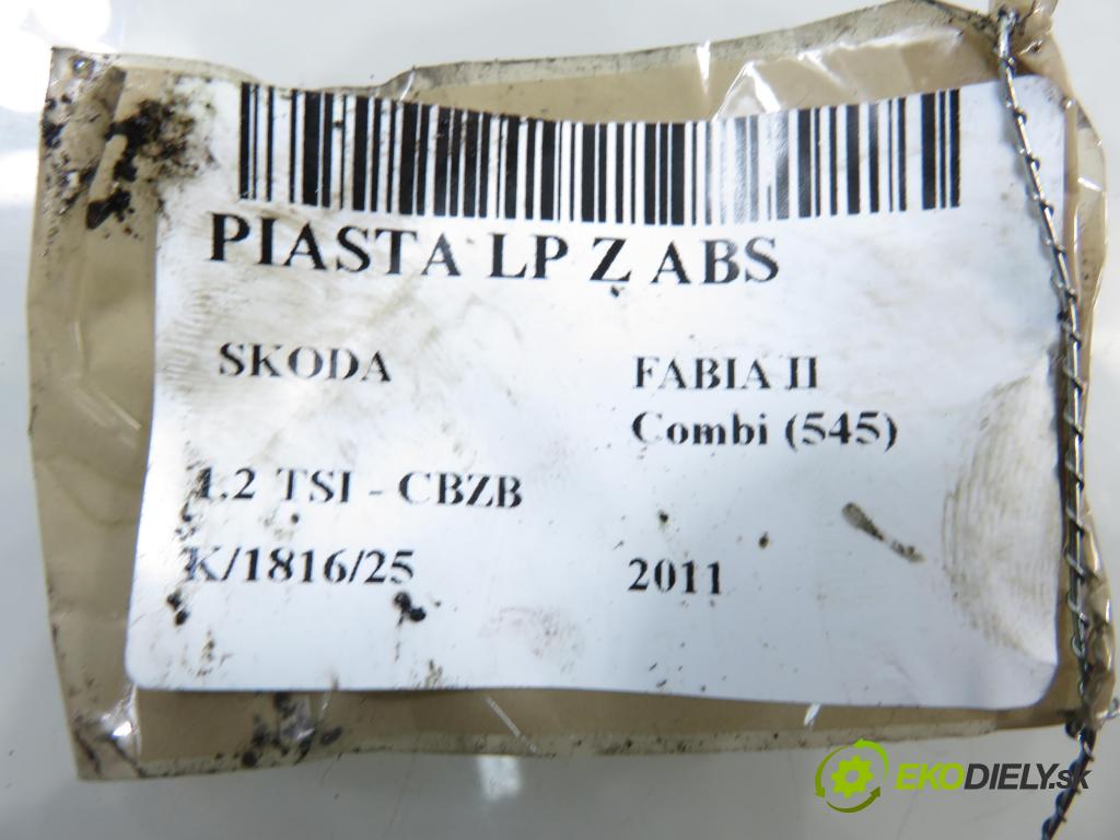 SKODA FABIA II Combi (545) KOMBI 2011 77,00 1.2 TSI - CBZB 1197,00 náboj LP ABS
