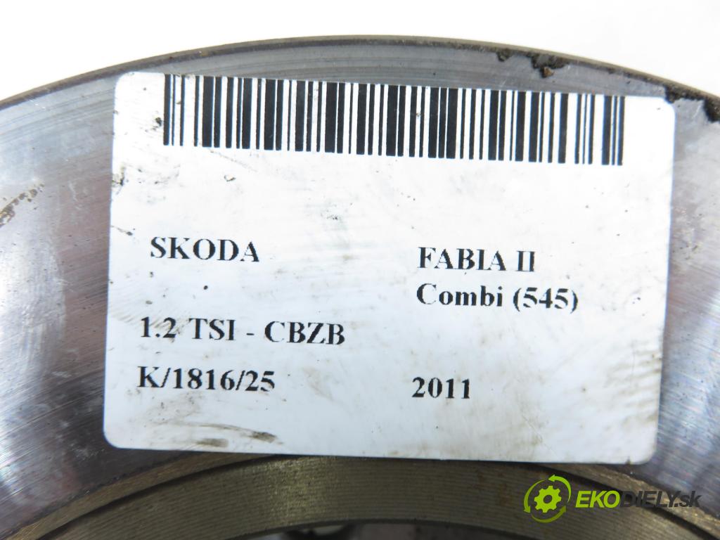 SKODA FABIA II Combi (545) KOMBI 2011 77,00 1.2 TSI - CBZB 1197,00 lamela kotouč brzdová ZADNÍ: KBA61210 ; 654700