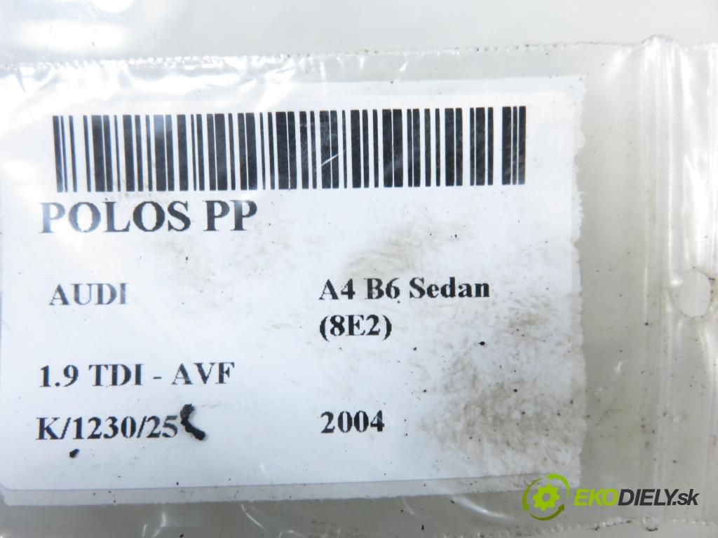 AUDI A4 (8E2, B6) SEDAN 2004 96,00 1.9 TDI PD 130 1896,00 Poloos PP 8E0407272AT