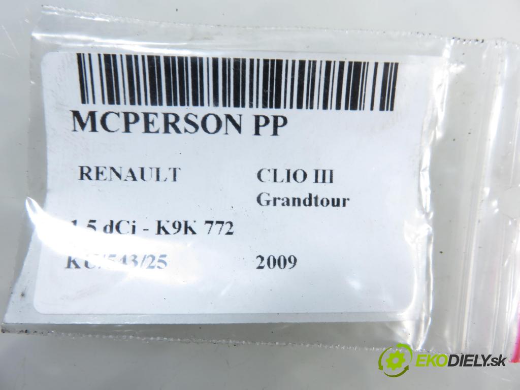 RENAULT CLIO III Grandtour (KR0/1_) KOMBI 2009 65,00 1.5 dCi - K9K 772 1461,00 MCPERSON PP