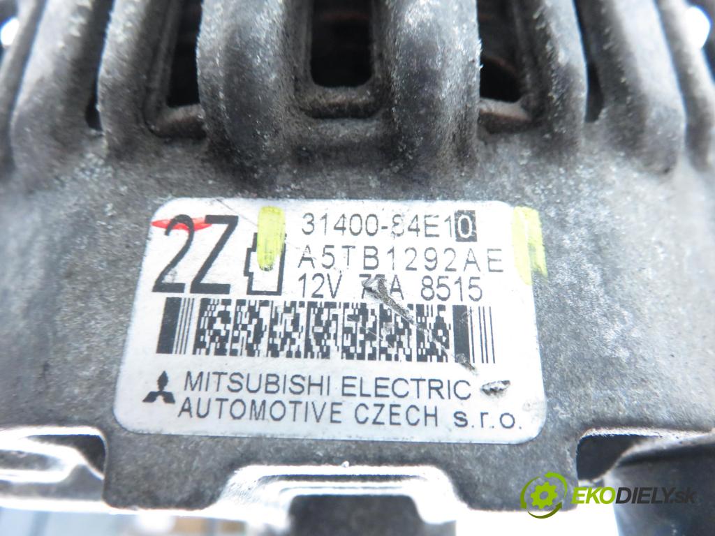 OPEL AGILA (B) (H08) HB 2008 0,00 1.2 - K12B 1242,00 Alternátor 3140084E10 ; A5TB1292AE (Alternátor)