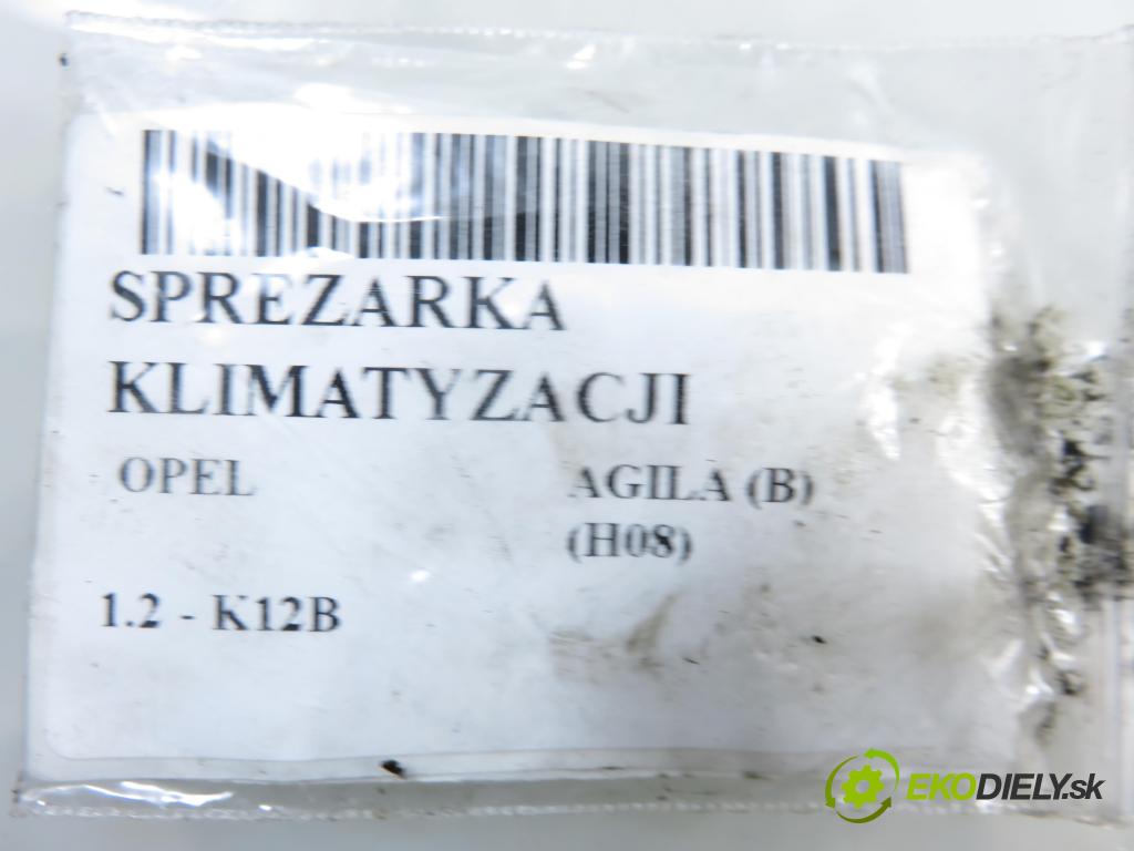 OPEL AGILA (B) (H08) HB 2008 0,00 1.2 - K12B 1242,00 KOMPRESOR: klimatizace  (Kompresor klimatizace)