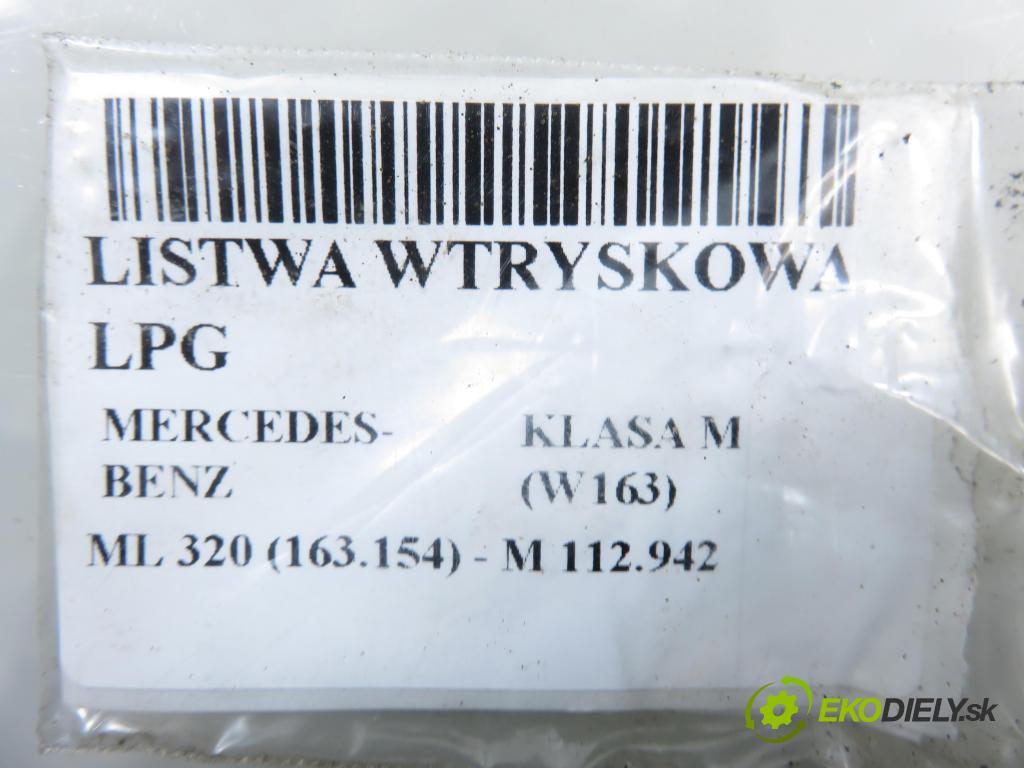 MERCEDES-BENZ KLASA M (W163) SUV 2000 160,00 ML 320 (163.154) - M 112.942 3199,00 lišta vstřikovací LPG 67R010092