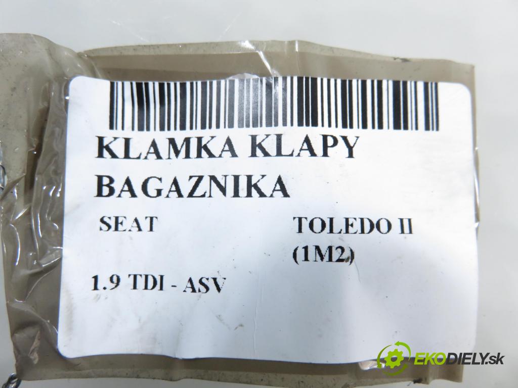 SEAT TOLEDO II (1M2) SEDAN 2000 81,00 1.9 TDI - ASV 1896,00 klika dveří kufr 1M5827561E