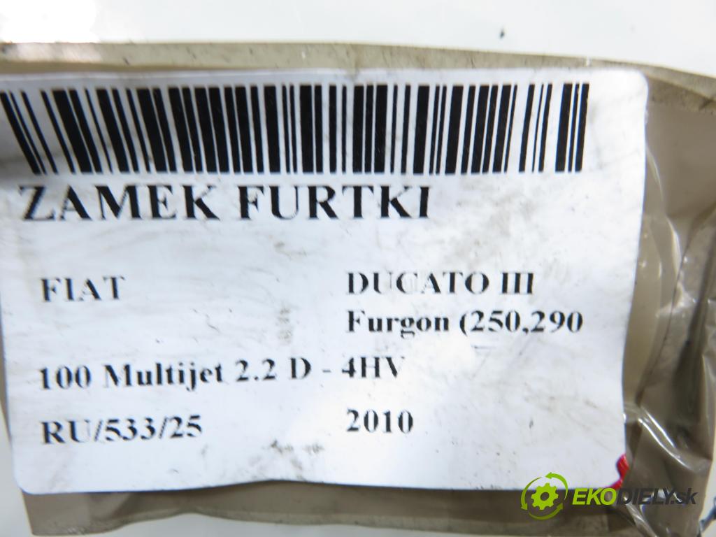 FIAT DUCATO Furgon (250_, 290_) FURGON 2010 74,00 100 Multijet 2.2 D - 4HV 2198,00 zámok BRÁNKY 1345728080