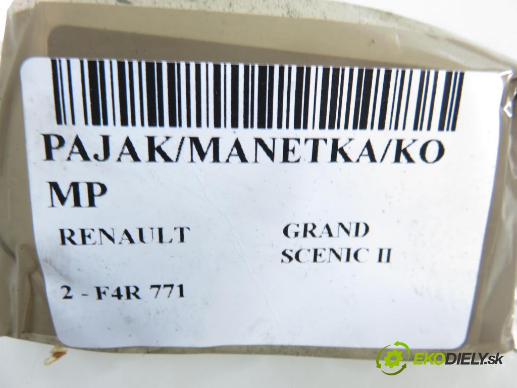 RENAULT GRAND SCENIC II (JM0/1_) MINIVAN 2004 99,00 2.0 135 - F4R 771 1998,00 páčka/prepínač 7701060399