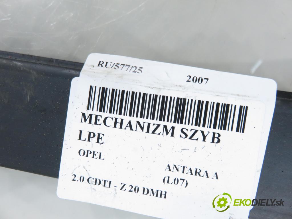 OPEL ANTARA A (L07) SUV 2007 110,00 2.0 CDTI 150 - Z 20 DMH 1991,00 mechanismus oken 96673003