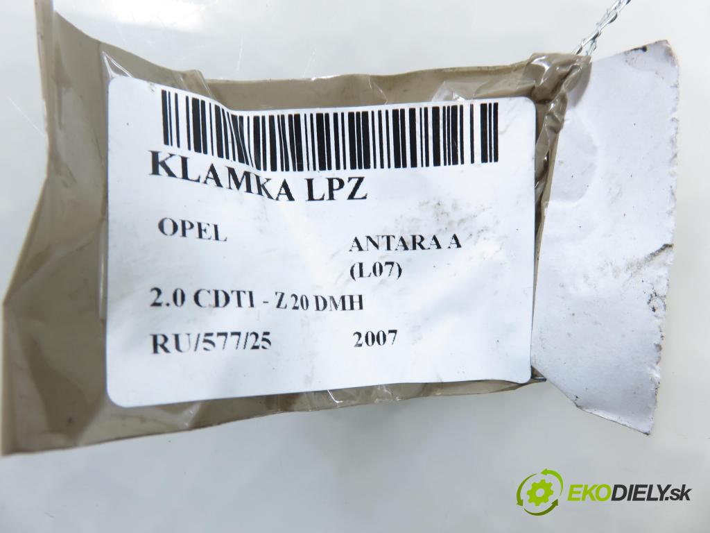 OPEL ANTARA A (L07) SUV 2007 110,00 2.0 CDTI 150 - Z 20 DMH 1991,00 Kľučka LPZ