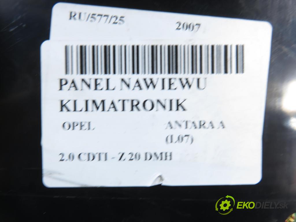 OPEL ANTARA A (L07) SUV 2007 110,00 2.0 CDTI 150 - Z 20 DMH 1991,00 Panel kúrenia KLIMATRONIK 96850951