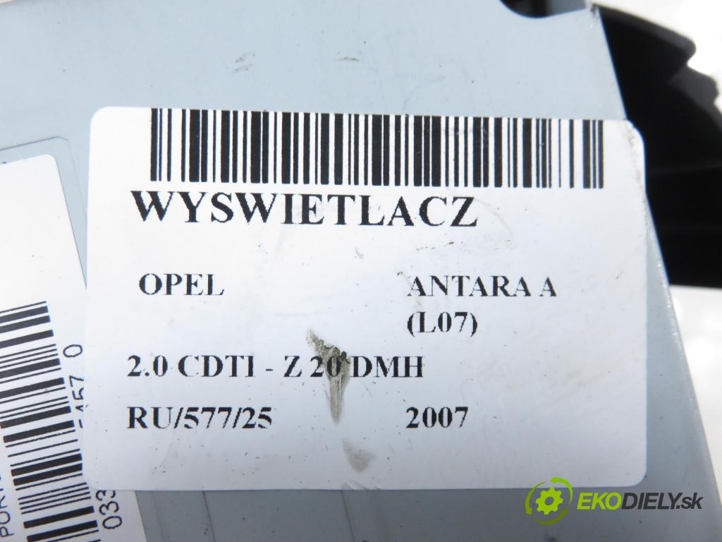 OPEL ANTARA A (L07) SUV 2007 110,00 2.0 CDTI 150 - Z 20 DMH 1991,00 ZOBRAZIT: 96850912