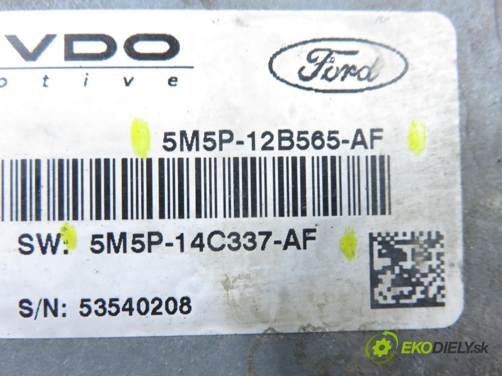 FORD FOCUS II sedan (DB_, FCH, DH) SEDAN 2005 74,00 1.6 - HWDB 1596,00 řídící jednotka převodovky 5WP22350AD ; 5M5P12B565AF ; 5M5P14C337AF