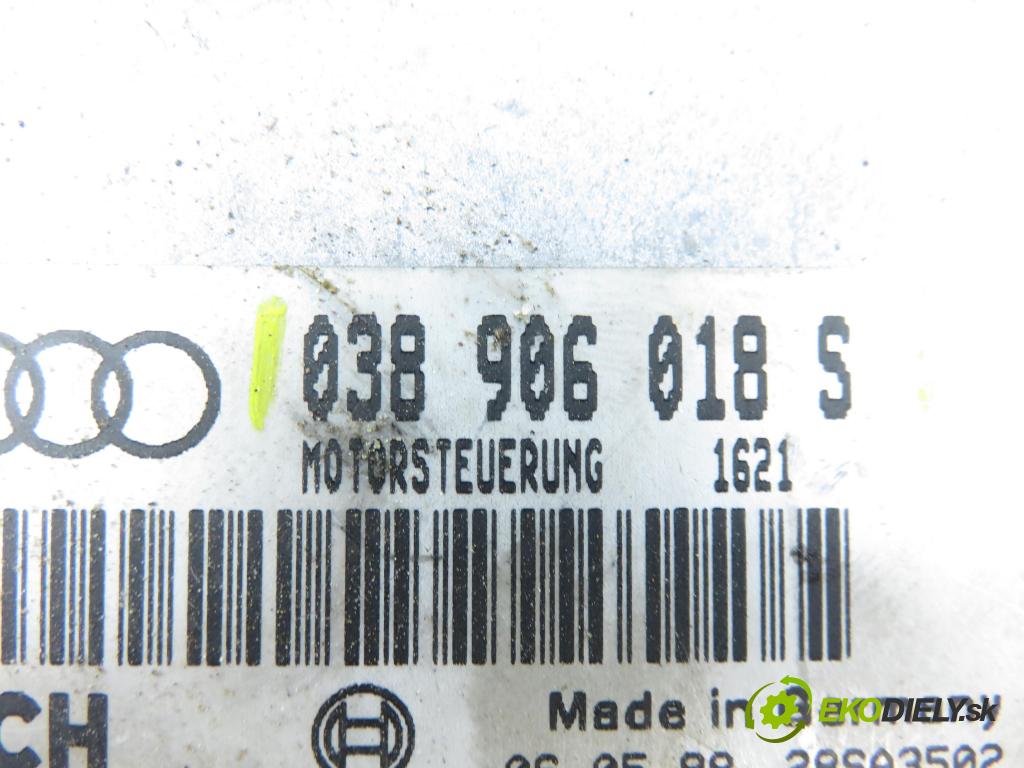 AUDI A4 (8D2, B5) SEDAN 2000 81,00 1.9 TDI 110 - AFN 1896,00 Riadiaca jednotka Motor 038906018S ; 0281001721