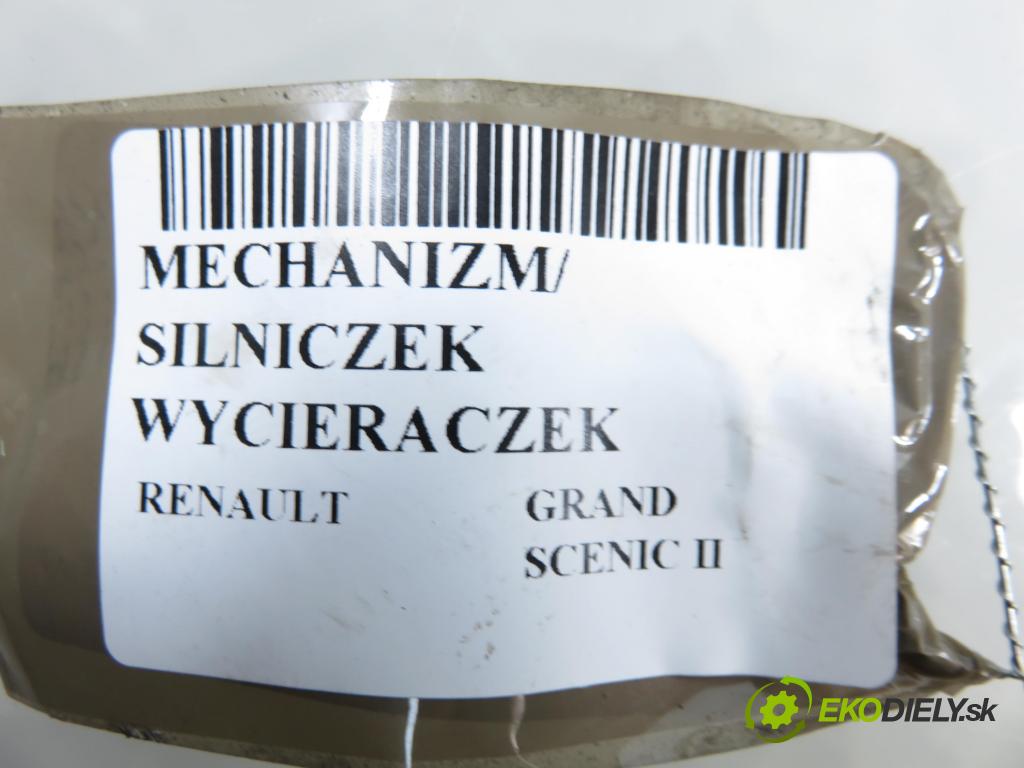 RENAULT GRAND SCENIC II (JM0/1_) MINIVAN 2004 99,00 2.0 135 - F4R 771 1998,00 MECHANISMUS/ motorek stěračů