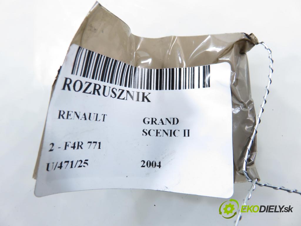RENAULT GRAND SCENIC II (JM0/1_) MINIVAN 2004 99,00 2.0 135 - F4R 771 1998,00 Štartér 0001106023 ; 8200186148 (Štartér)