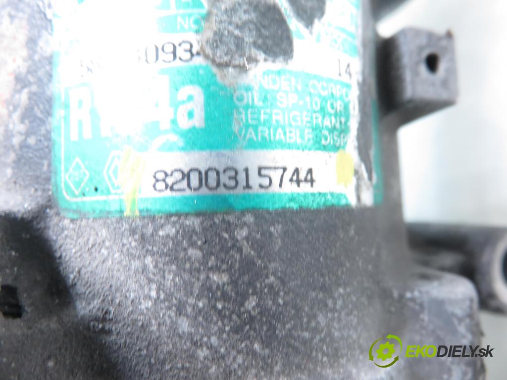 RENAULT KANGOO (KC0/1_) MINIVAN 2004 60,00 1.5 dCi 80 - K9K 702 1461,00 KOMPRESOR: klimatizácie 8200315744 (Kompresor klimatizácie)