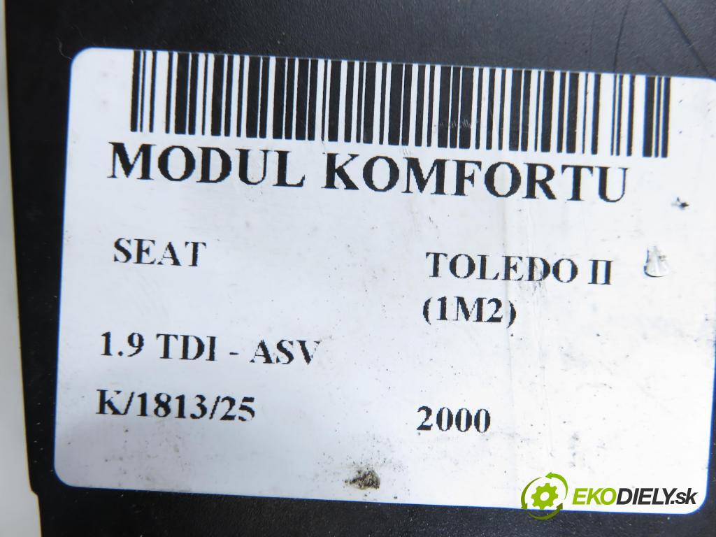 SEAT TOLEDO II (1M2) SEDAN 2000 81,00 1.9 TDI - ASV 1896,00 MODUL komfortu 1J0959799S