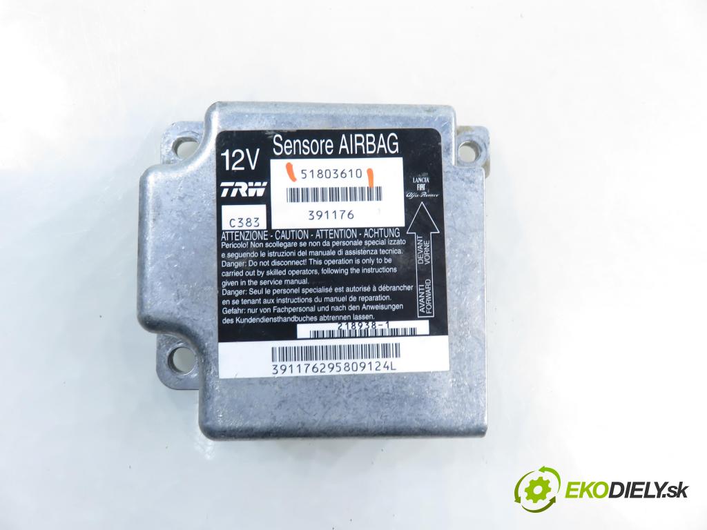 FIAT PANDA (169_) HB 2008 40,00 1.1 54 - 187 A1.000 1108,00 MODUL air BAG 51803610