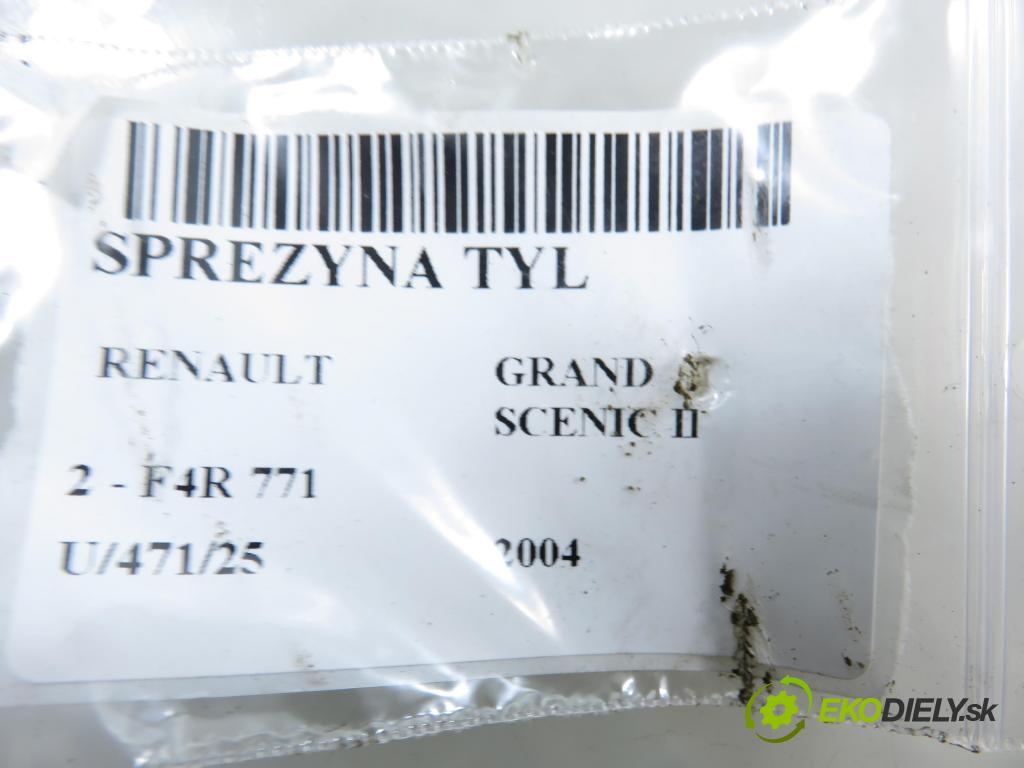 RENAULT GRAND SCENIC II (JM0/1_) MINIVAN 2004 99,00 2.0 135 - F4R 771 1998,00 Pružina ZADNÍ: