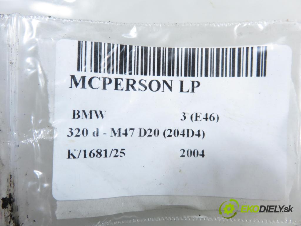 BMW 3 (E46) SEDAN 2004 110,00 320 d 150 - M47 D20 (204D4) 1995,00 MCPERSON LP