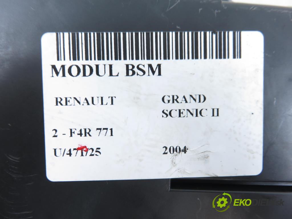 RENAULT GRAND SCENIC II (JM0/1_) MINIVAN 2004 99,00 2.0 135 - F4R 771 1998,00 riadiaca jednotka / MODUL INNE: 8200306032A ; S118399200D