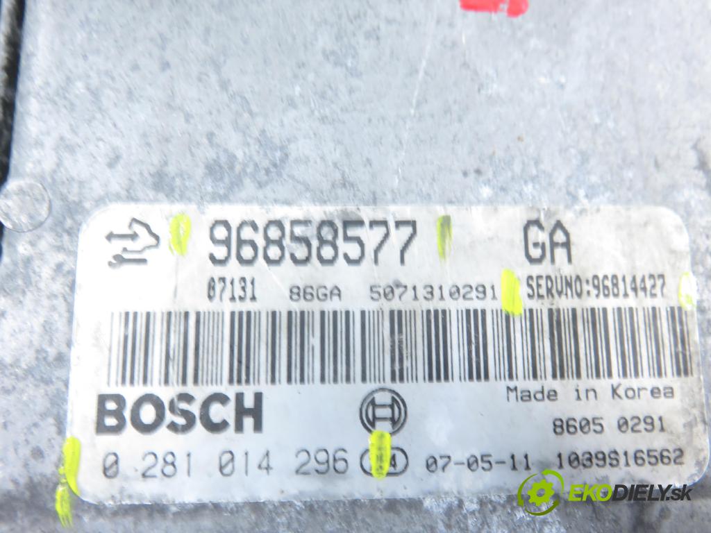 OPEL ANTARA A (L07) SUV 2007 110,00 2.0 CDTI 150 - Z 20 DMH 1991,00 Riadiaca jednotka Motor 96858577 ; 0281014296 ; 96814427