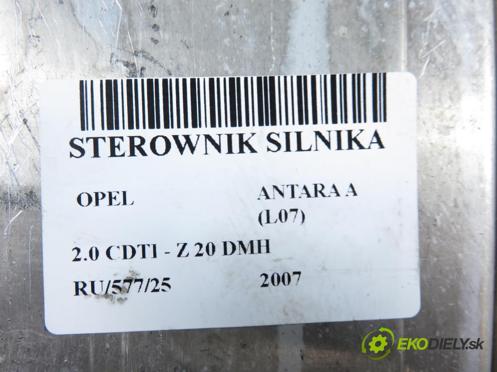 OPEL ANTARA A (L07) SUV 2007 110,00 2.0 CDTI 150 - Z 20 DMH 1991,00 Riadiaca jednotka Motor 96858577 ; 0281014296 ; 96814427