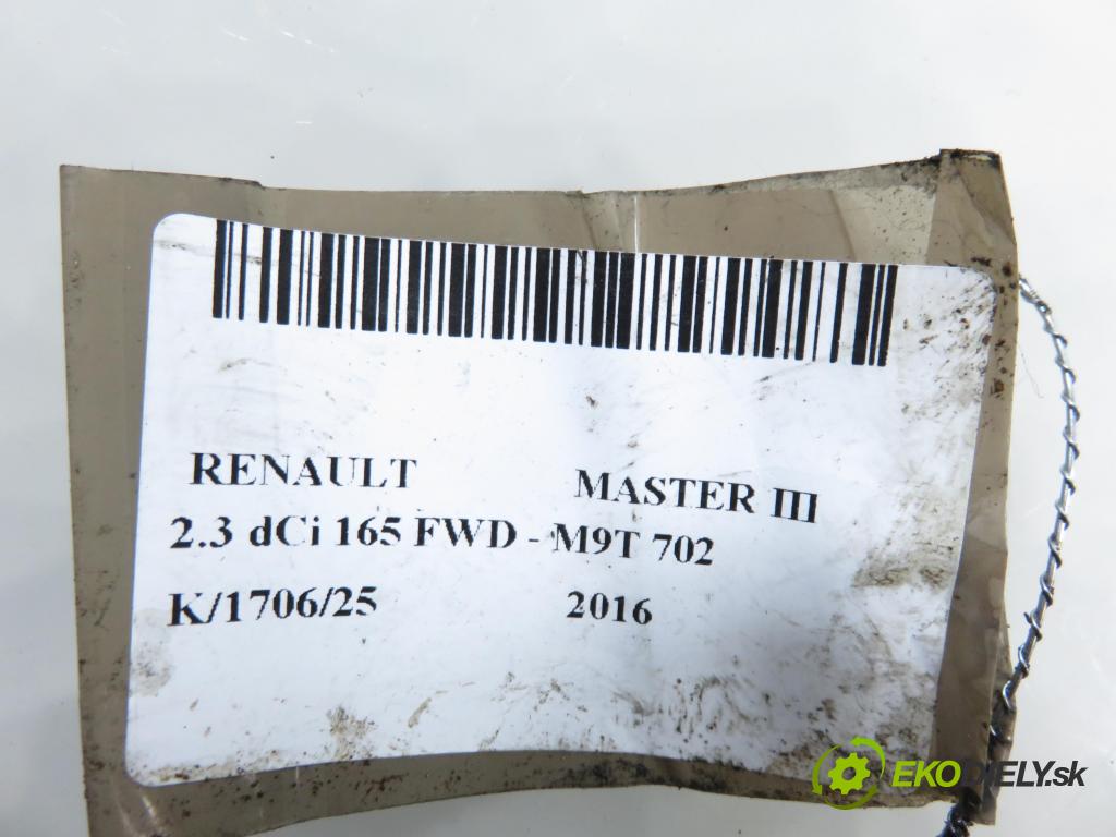 RENAULT MASTER III Platforma / podwozie (EV, HV, UV) KABINA/PLATFORMA 2016 120,00 2.3 dCi 165 FWD - M9T 702 2298,00 RELÉ: JÚN: 271206395R