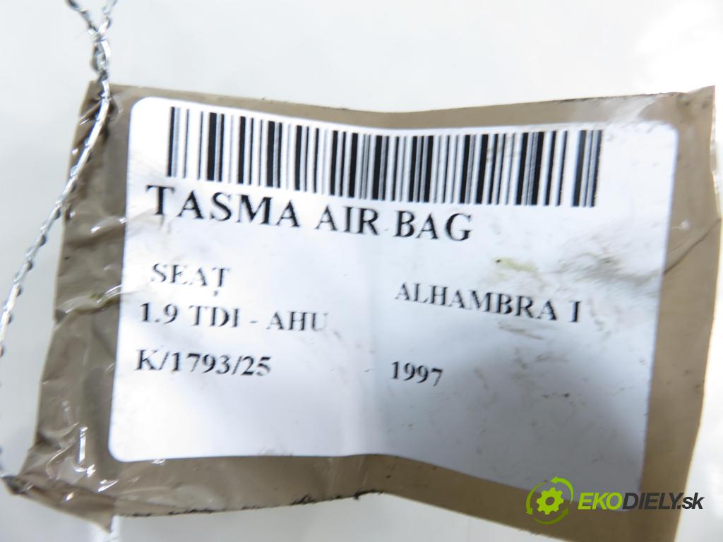SEAT ALHAMBRA (7V8, 7V9) MINIVAN 1997 66,00 1.9 TDI 90 - AHU 1896,00 PÁSKA: air BAG 7M0959653 ; 95VW14A664AA