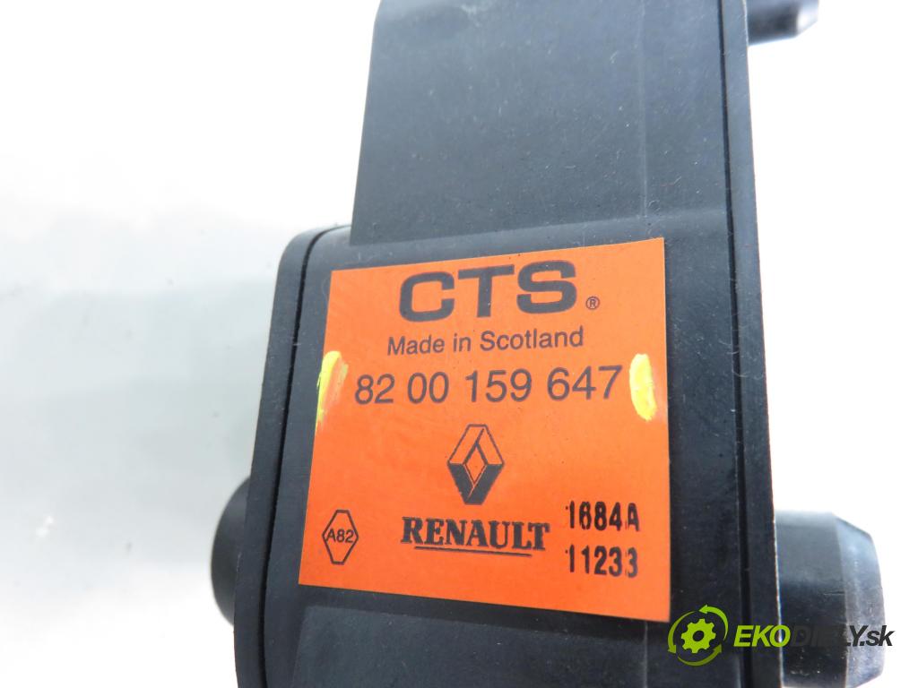 RENAULT GRAND SCENIC II (JM0/1_) MINIVAN 2004 99,00 2.0 135 - F4R 771 1998,00 Potenciometer plynu 8200159647 (Potenciometer plynového pedálu)