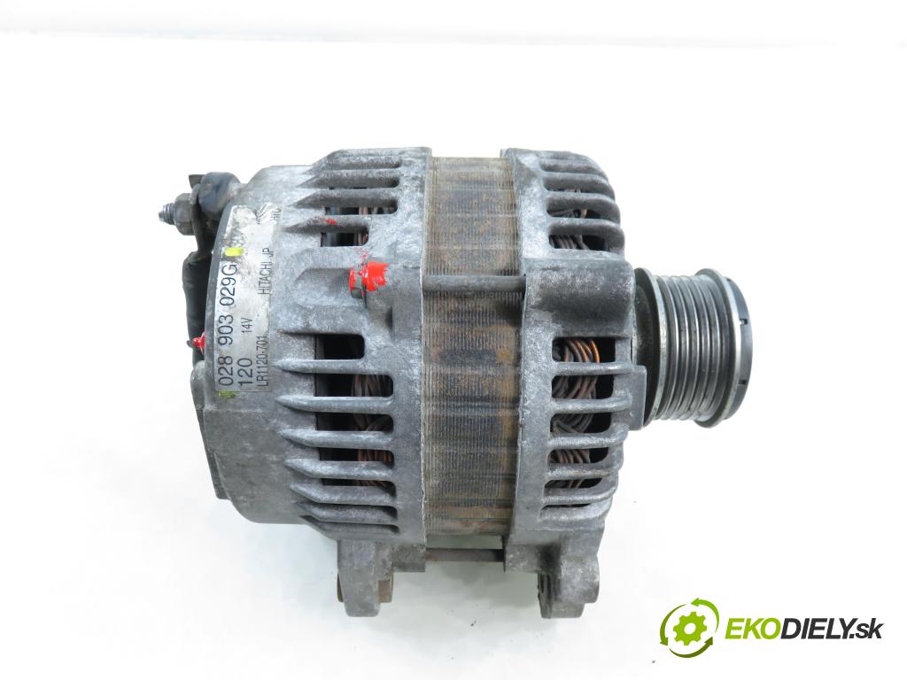 SEAT LEON (1M1) HB 2003 66,00 1.9 TDI 90 - ALH 1896,00 Alternátor 028903029G (Alternátor)