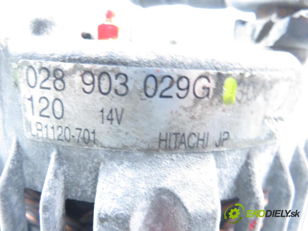 SEAT LEON (1M1) HB 2003 66,00 1.9 TDI 90 - ALH 1896,00 Alternátor 028903029G (Alternátor)