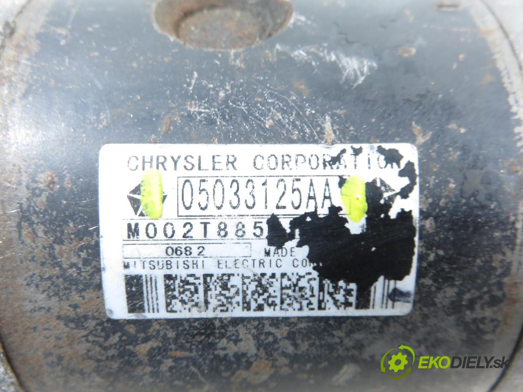CHRYSLER PT CRUISER (PT_) HB 2002 89,00 2.2 CRD 121 - EDJ 2148,00 Štartér 05033125AA (Štartér)
