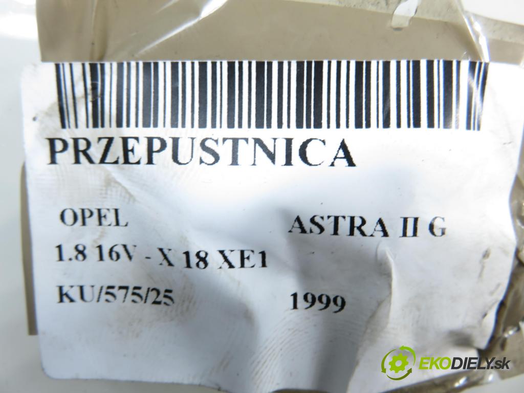 OPEL ASTRA G liftback (T98) HB 1999 85,00 1.8 16V - X 18 XE1 1796,00 Škrtiaca klapka 90536084 ; 5WS93250 (Škrtiaca klapka)