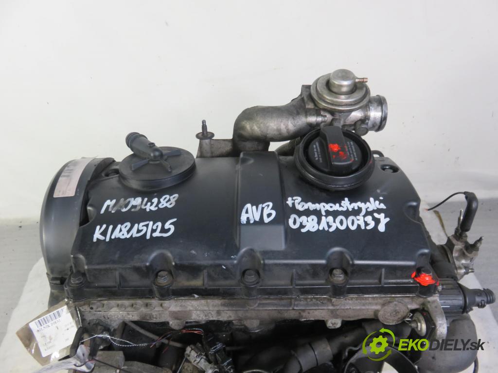 VW PASSAT B5.5 Variant (3B6) KOMBI 2001 74,00 1.9 TDI PD 101 - AVB 1896,00 Motor DIESEL AVB