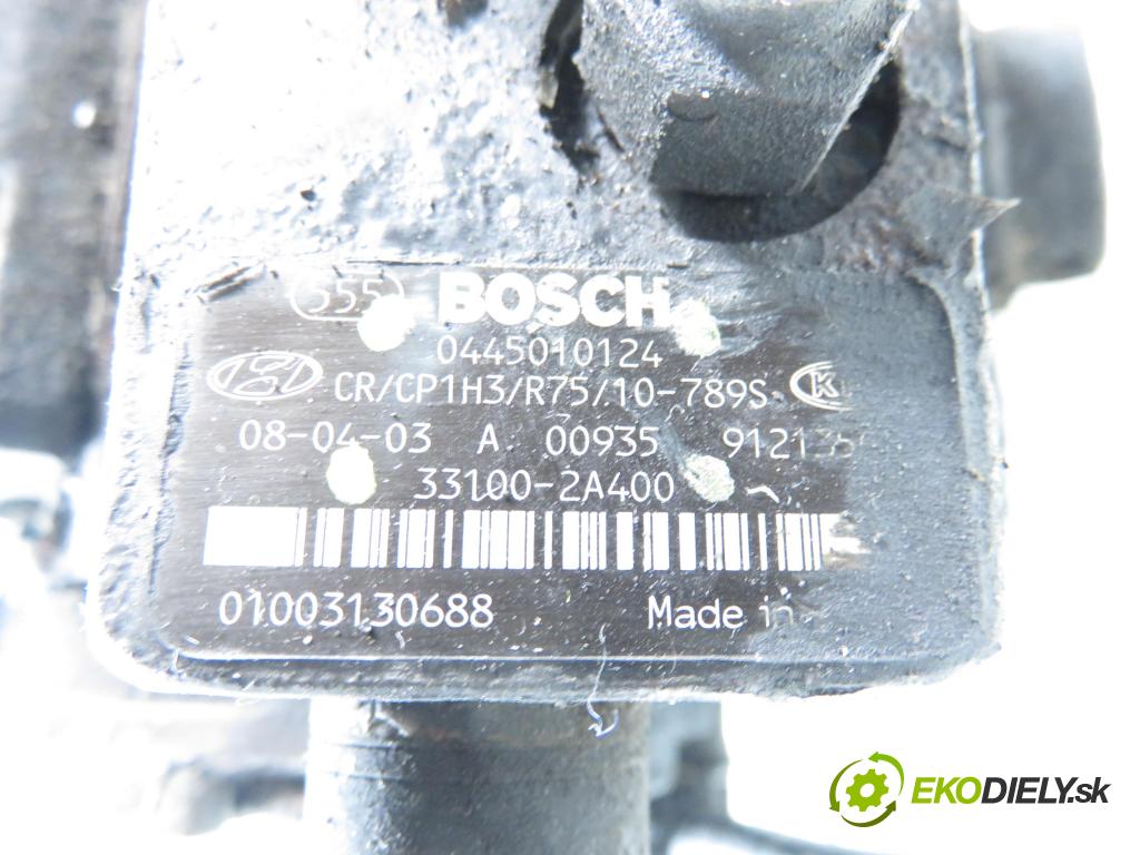 KIA PRO CEE'D (ED) HB 2008 85,00 1.6 CRDi 115 - D4FB 1582,00 pumpa vysokého TLAK: 0445010124 ; 331002A400 ; 0928400652