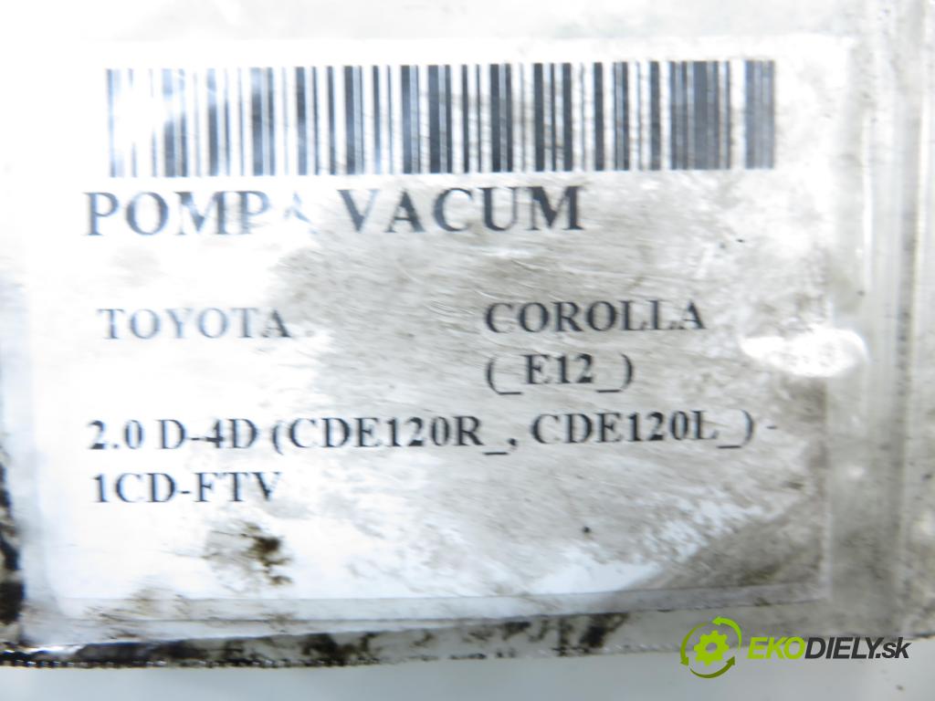 TOYOTA COROLLA (_E12_) HB 2004 66,00 2.0 D-4D 1995,00 pumpa vakuová 2930027020 ; 0810002740