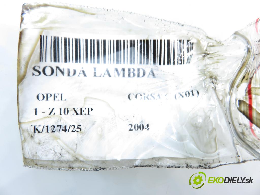 OPEL CORSA C (X01) HB 2004 44,00 1 - Z 10 XEP 998,00 sonda lambda 0258006500 (Lambda sonda)