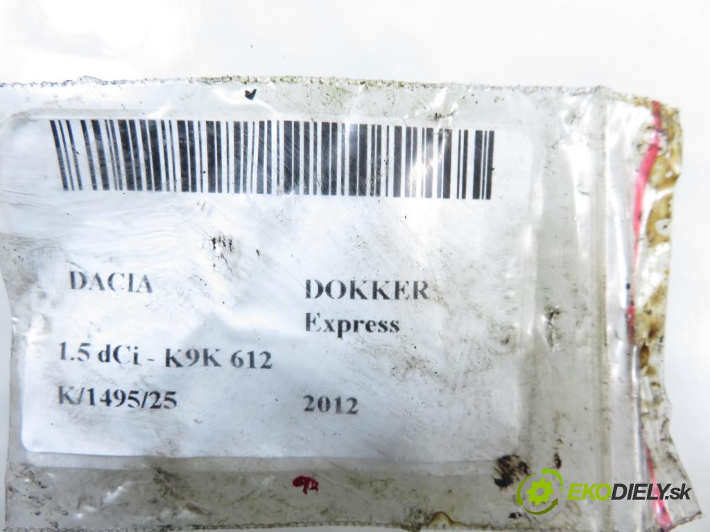 DACIA DOKKER Express FURGON 2012 0,00 1.5 dCi - K9K 612 1461,00 vstrekovač 0445110485 ; 8201108033 (Vstrekovač paliva)