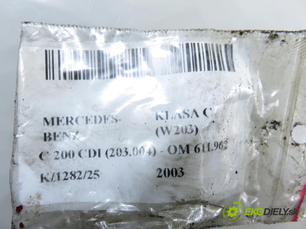 MERCEDES-BENZ KLASA C (W203) SEDAN 2003 85,00 C 200 CDI 116 - OM 611.962 2148,00 vstrekovač 6110701787 ; 0986435062 (Vstrekovač paliva)