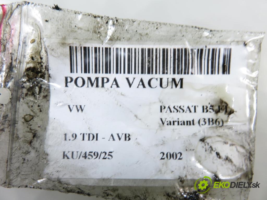 VW PASSAT B5.5 Variant (3B6) KOMBI 2002 74,00 1.9 TDI PD 101 - AVB 1896,00 pumpa vakuová 038145209C