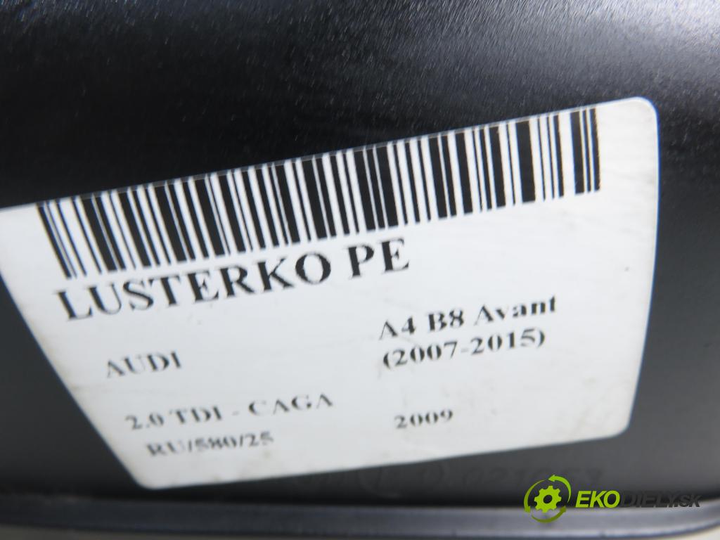 AUDI A4 Avant (8K5, B8) KOMBI 2009 105,00 2.0 TDI - CAGA 1968,00 Spätné zrkadlo
